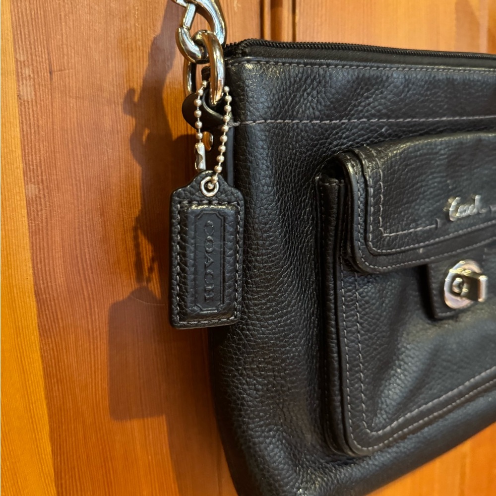 Coach Black Crossbody Bag black leather - Picture 7 of 11